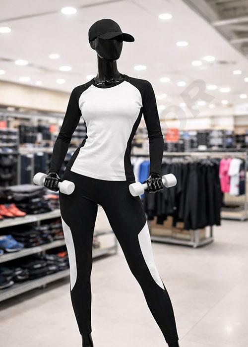 040242-Maniquí-mujer-color-negro-brillo-brazos-articulados-tridecor