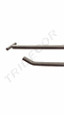 Gancho Gris Para Tubo Rectangular 35Cm 8Mm