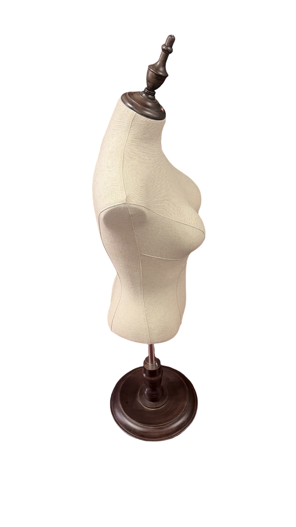 Busto Medio Cuerpo Sin Cabeza Sin Brazo Tela Lino Tamaño M