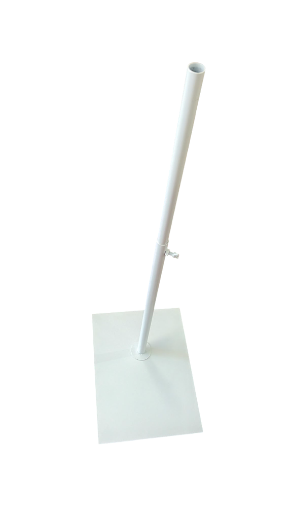Base Metal Rectangulo Blanco 30x40cm