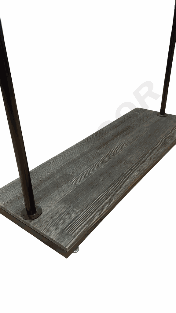 Perchero Vintage Con Base De  120x40x140cm