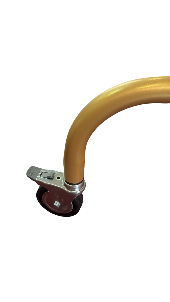 Burro Ropa fijo en Altura 150x50x160 cm COLOR ORO 