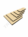 Df-Tz30 Pack de 5 Bases En Piramide