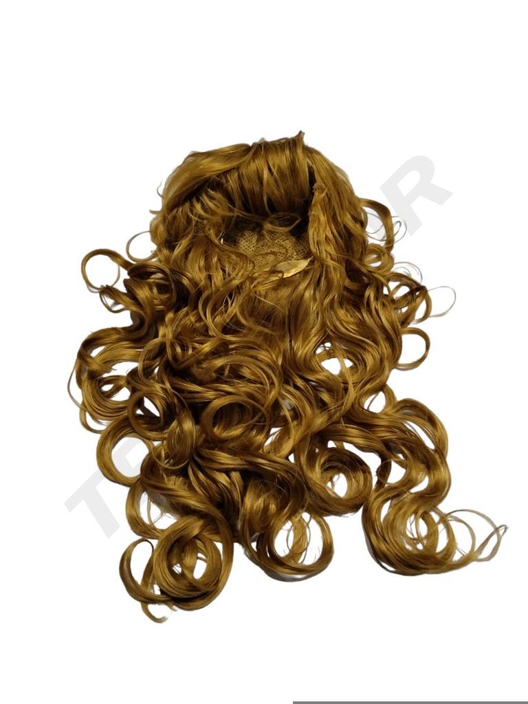 金色波浪长发 Peluca la rga Rubia Ondulada