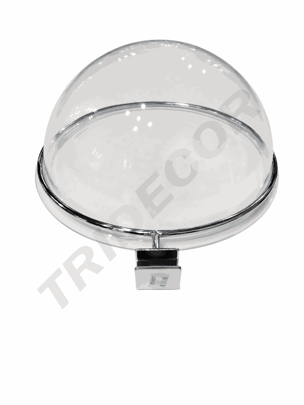 Expositor/Cesta De Metacrilato para Barra Rectangular