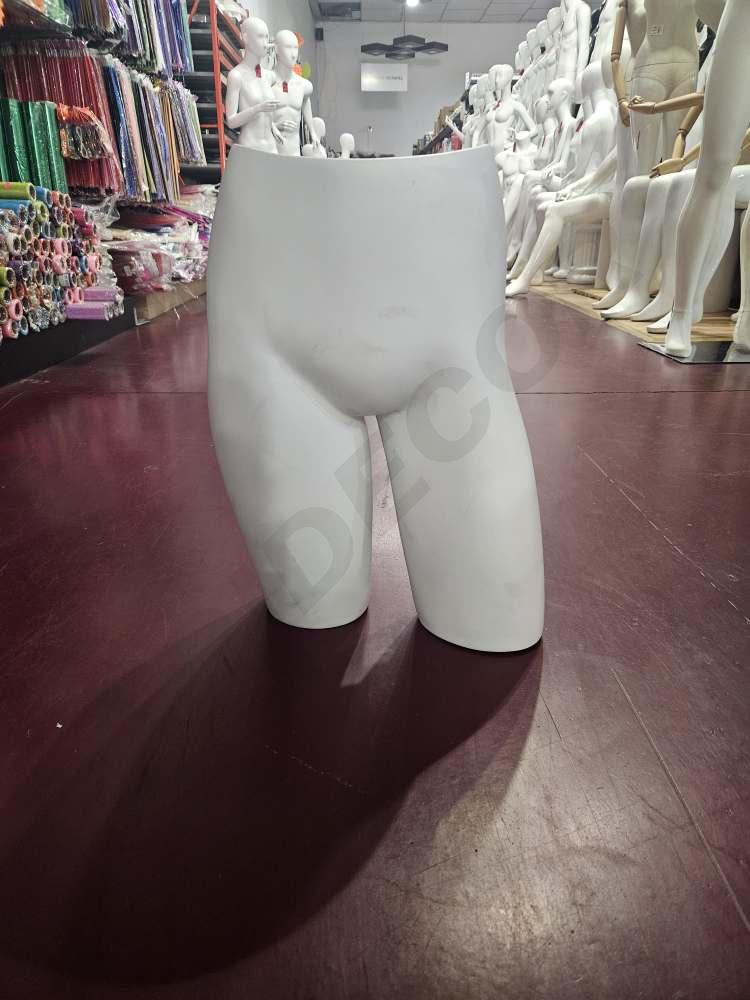 女裤模亚白色（腰围71cm臀围90cm) Cadera Niña Color Blanco Cintura 71cm Cadera 90cm 