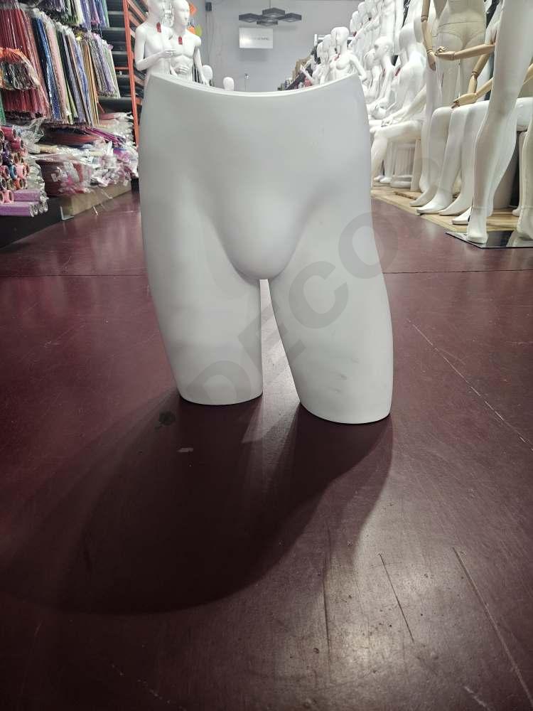 男裤模亚白色（腰围81cm臀围96cm高度49) Cadera Hombre Color Blanco