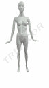 白色女全身模特Hif-6 Maniqui Mujer Color Blanco Recta