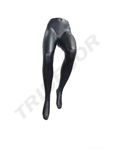 Présentoir de jambes pour femmes pour pantalons noir mat