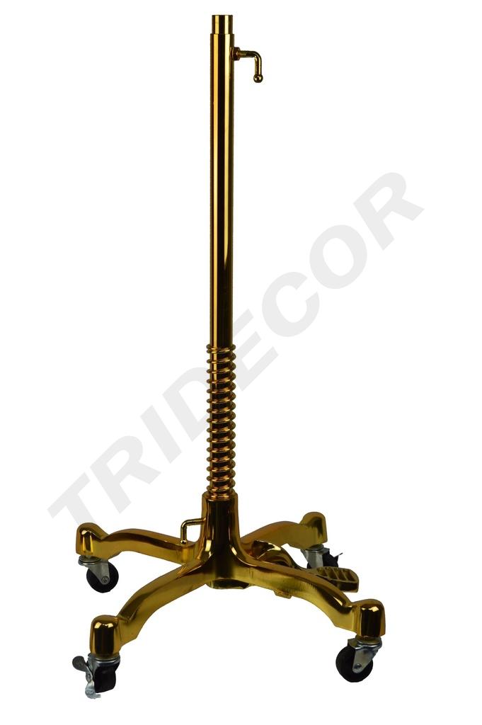 电镀金色万向轮 Base Maniqui Color Oro Con Ruedas