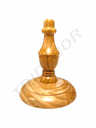 Tapa De Madera Clara Para Bustos De Hombre