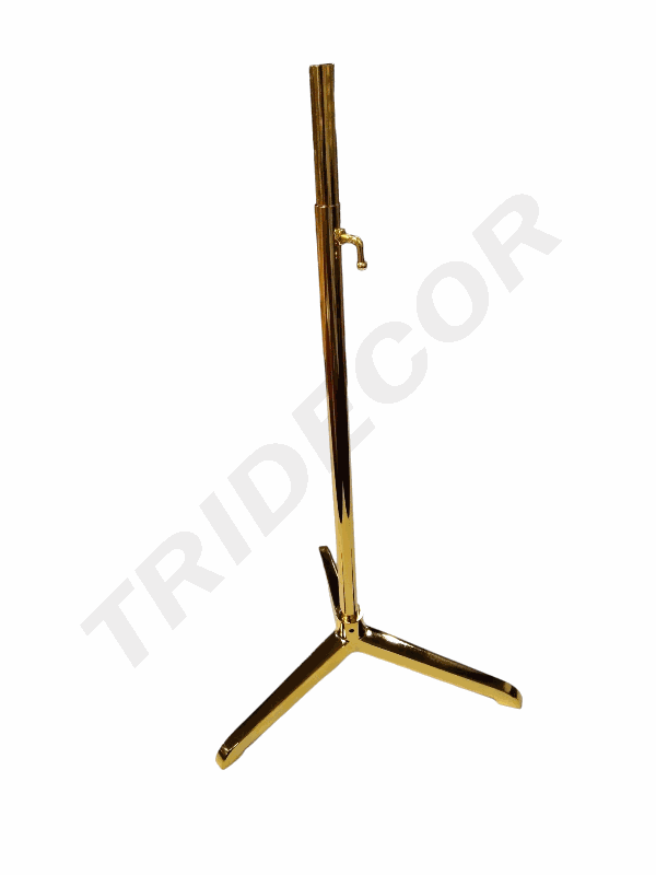Trípode Regulable para Bustos Color Dorado