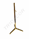 Tripé de metal base dourado