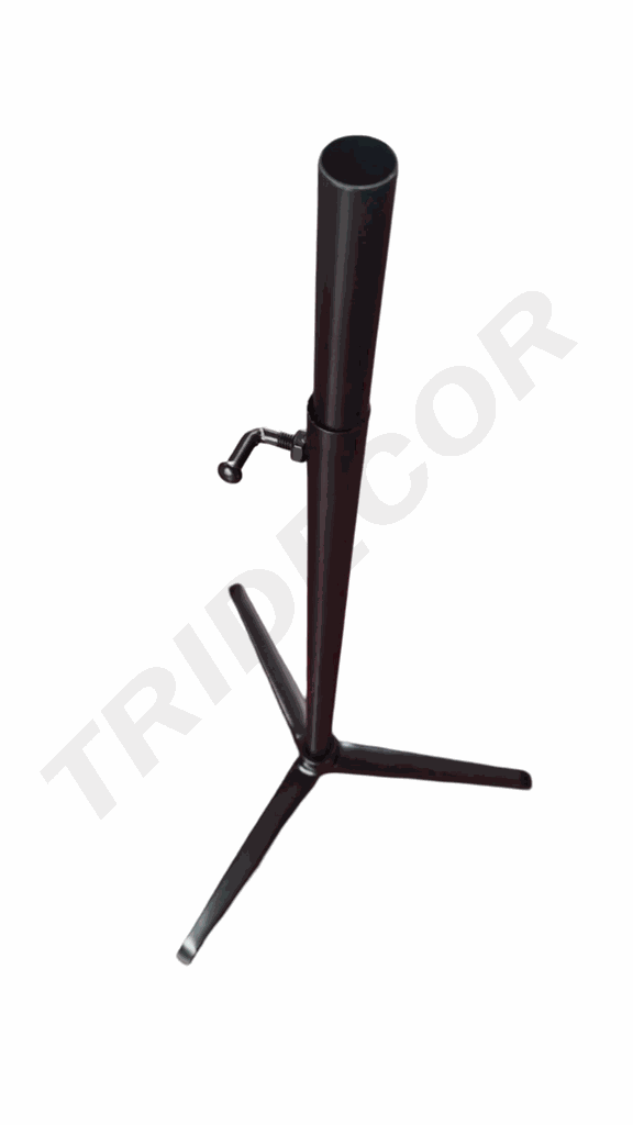 黑色三脚架底座