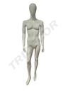 白色男全身亮光模特Af-6 Maniqui de Hombre Cuerpo Completo Blanco Brillo