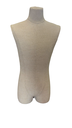 Yellow Linen Fabric Mannequin Without Head and Arm