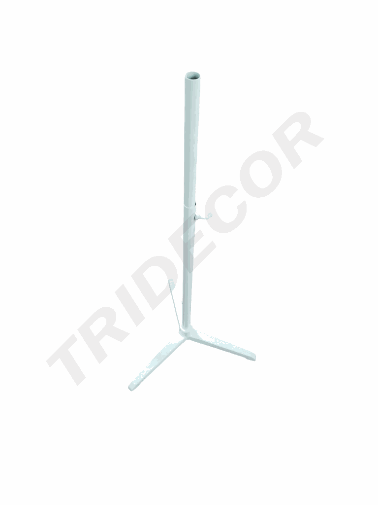 Trípode Regulable para Bustos Color Blanco