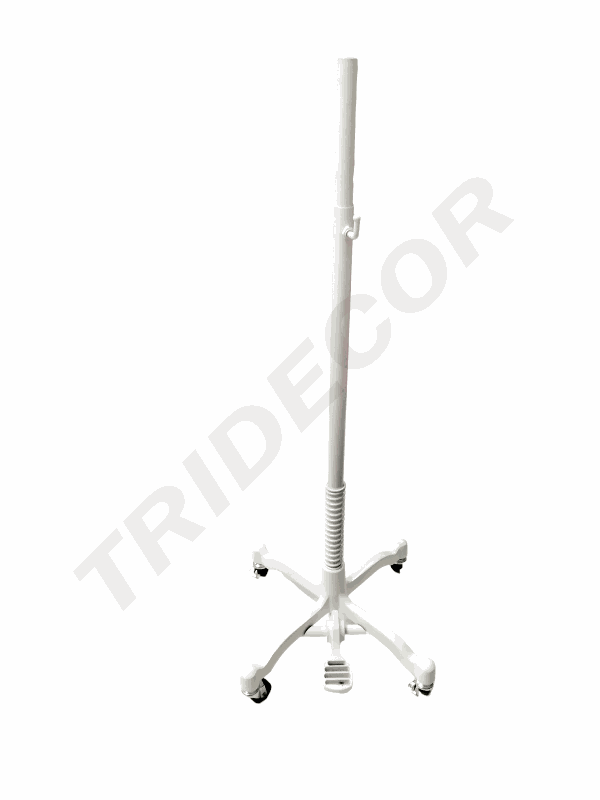 Pie con Ruedas para Maniquí Color Blanco