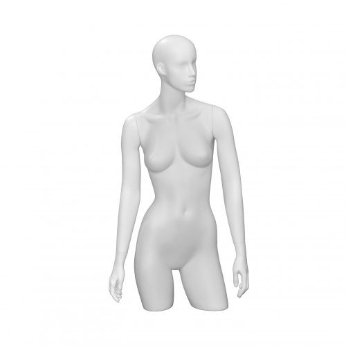 白亚光上半身女 Busto de Mujer Blanco Mate