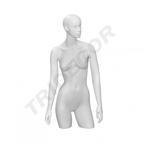 白亚光上半身女 Busto de Mujer Blanco Mate