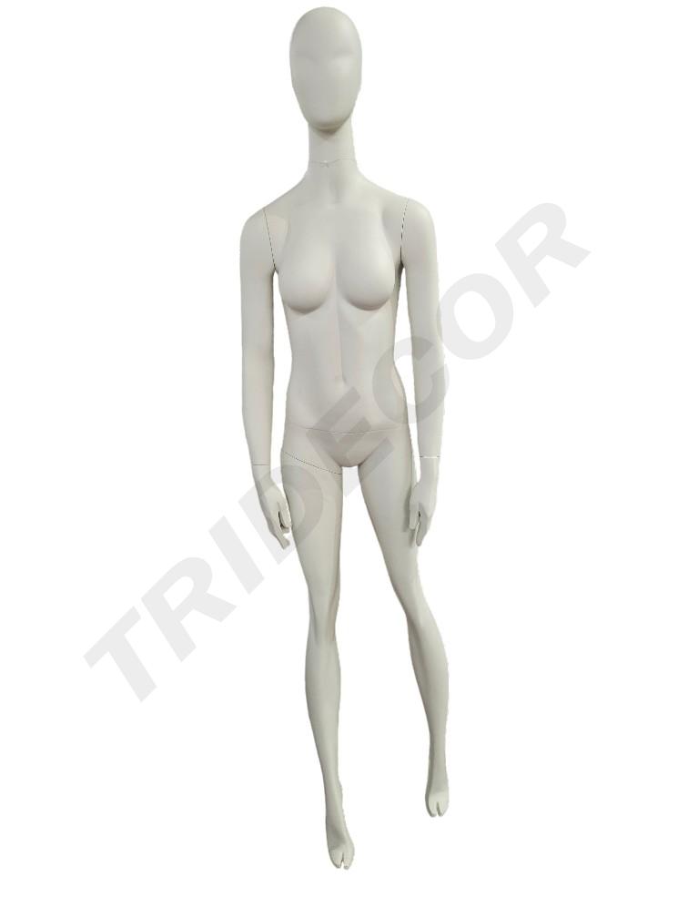 Seated woman mannequin Cream White Color