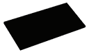 Scaffali in legno 60x35 cm colore nero 19 mm