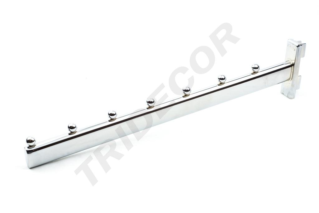 Inclined Hook with 7 Balls for Zipper System 35 cm