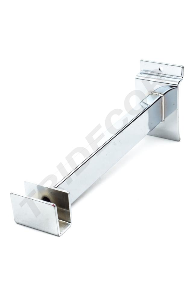 Rechteckige Stangenhalterung für Slat Panel, 20 cm
