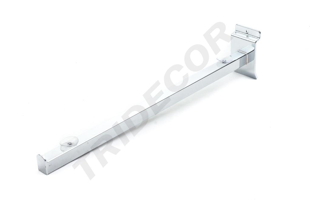 Supporto per mensole in legno/vetro con listello di ancoraggio 40,5 cm