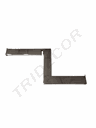 Tubo Plano Ganchado Cruce Con Tapon