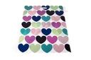 Bolsas De Plástico Reforzadas Estampado Corazones 50x60 Cm