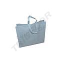 100G Stofftasche mit langem Griff, graue Farbe, 50X40+12cm, 25 Einheiten/Packung, 16 Einheiten/Karton