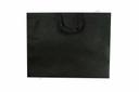 Sac de pânză 100G cu mâner lung, culoare negru, 50X40+12cm, 25 unități/pachet, 16 unități/cutie