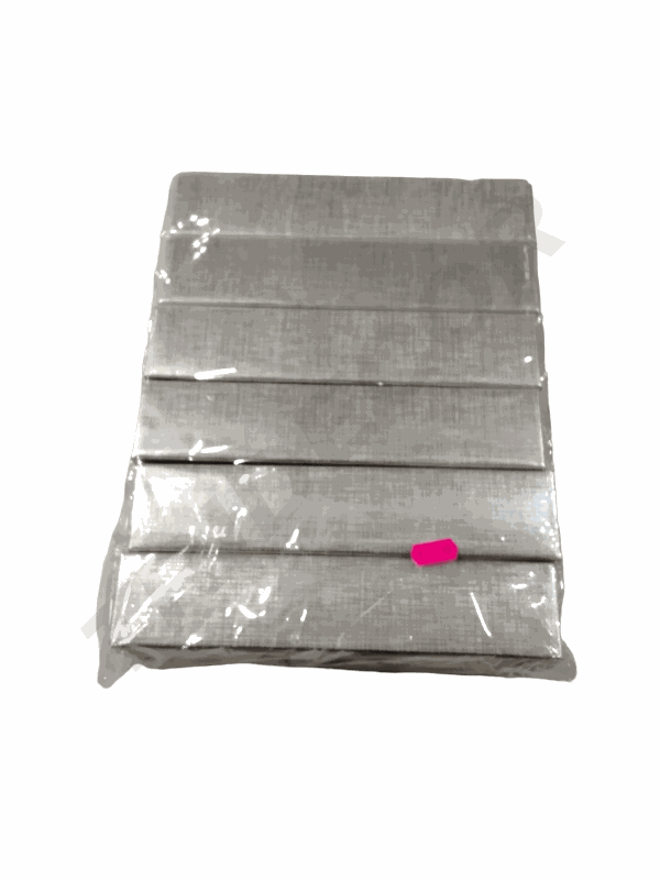 Caja Plata Con Terciopelo Negro En Interior