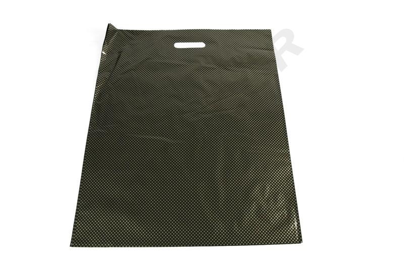 Bolsa de Plástico Asa Troquelada 50X60cm Punto Oro100 /Pq 5/caja