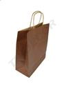 Papiertasche mit Lockengriff 27X12X36cm Braun 25 Stück