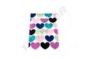 Bolsas De Plástico 25X35 Cm Estampado Corazones 100 Unidades