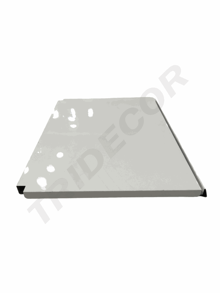 Weißes Gittertablett 70x35cm