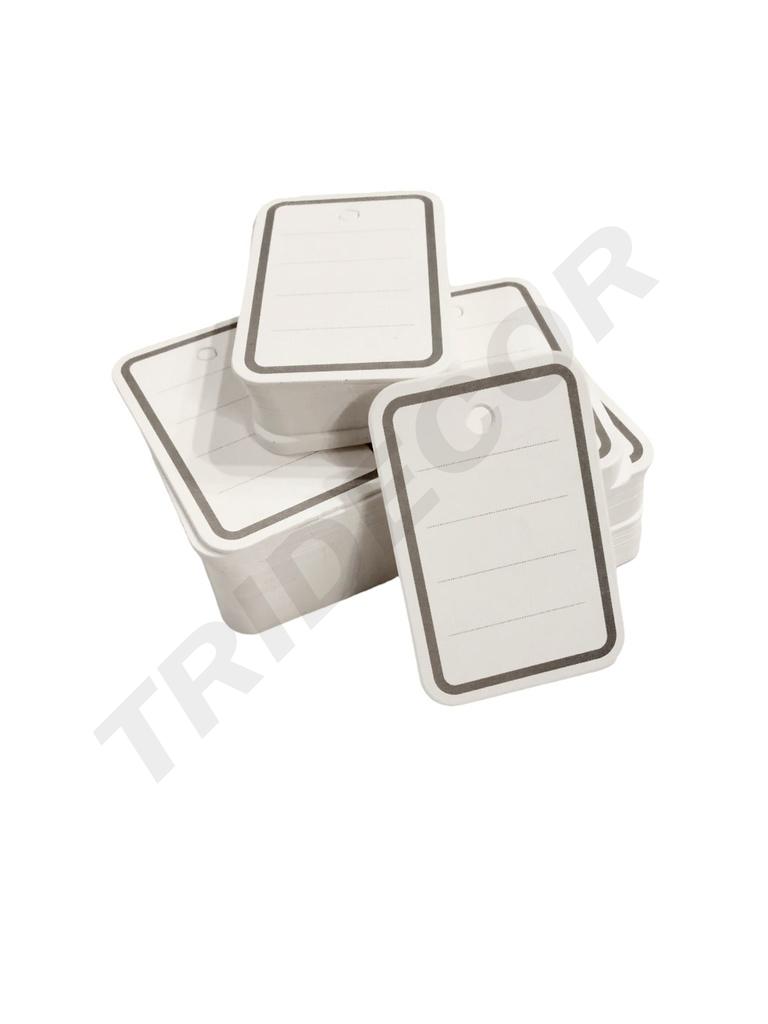 Etichete Albe Decupate 3X4,5cm 500/Pachet