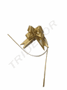 Laço Largo Dourado Cor Lisa