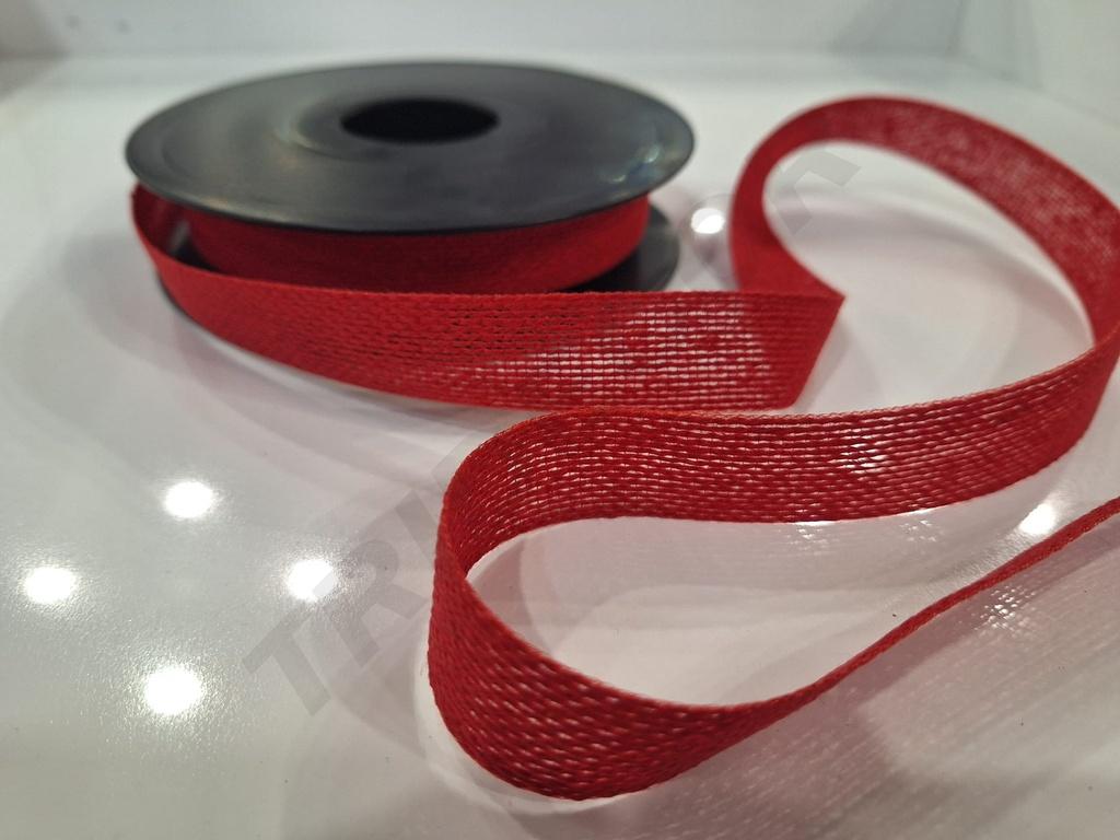 ROLLO CINTA TELA ROJO 482 NATURE COL 07 20MM 20MT