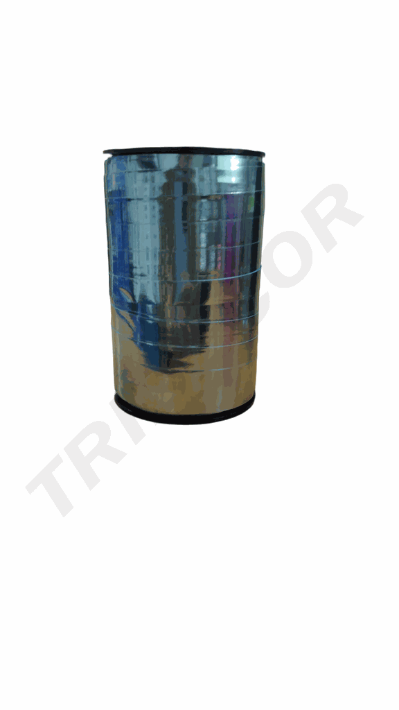 Cinta De Regalo Azul Turquesa Metalizado 10Mx100M