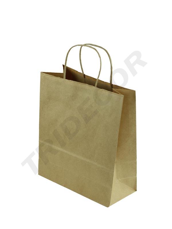 Bolsas de Papel Kraft Habana 22X10X29 CM 25 unidades