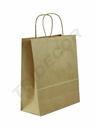 Pungă de hârtie Kraft AVANA 27x12x37cm 25/Pachet 200/Cutie