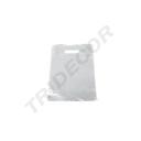 Borsa argento con manici fustellati 25X35 cm 100 unità