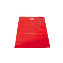 Red tote bag with die-cut handles 50X60 cm 100 units