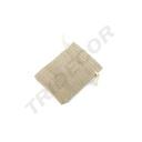 SACCO DI LINO SCURO con cordoncino 12X9 CM 20 pezzi/CONFEZIONE