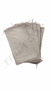 咖啡色亚麻布袋，带抽绳闭合 Bolsas de tela GRIS con cierre de cordón 35X21 cm ，12 unidades