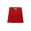 Sacou roșu cu mânere decupate 40X50 cm 100 de unități