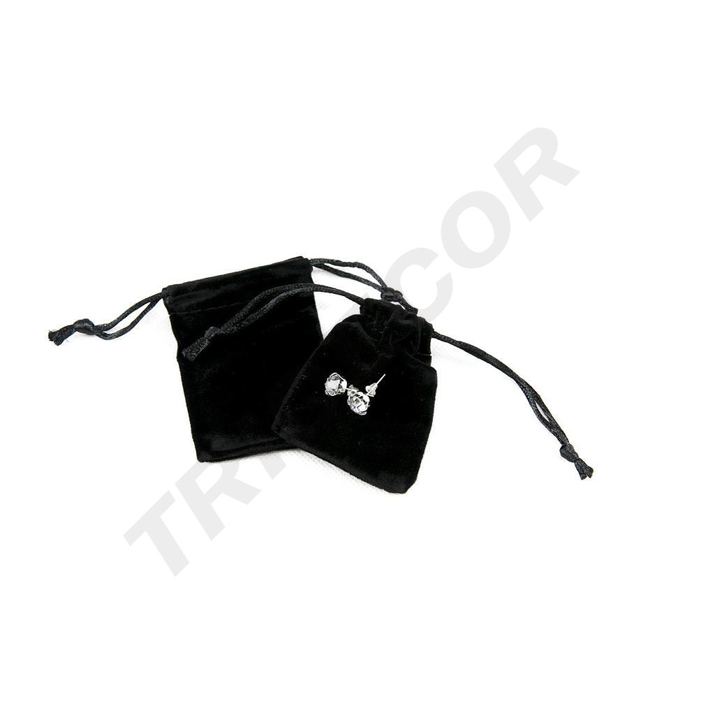 Borsa in velluto nero. 50 Unità